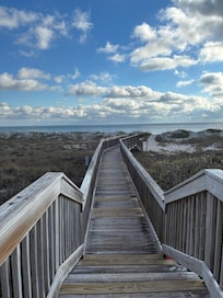 Walkway to beach