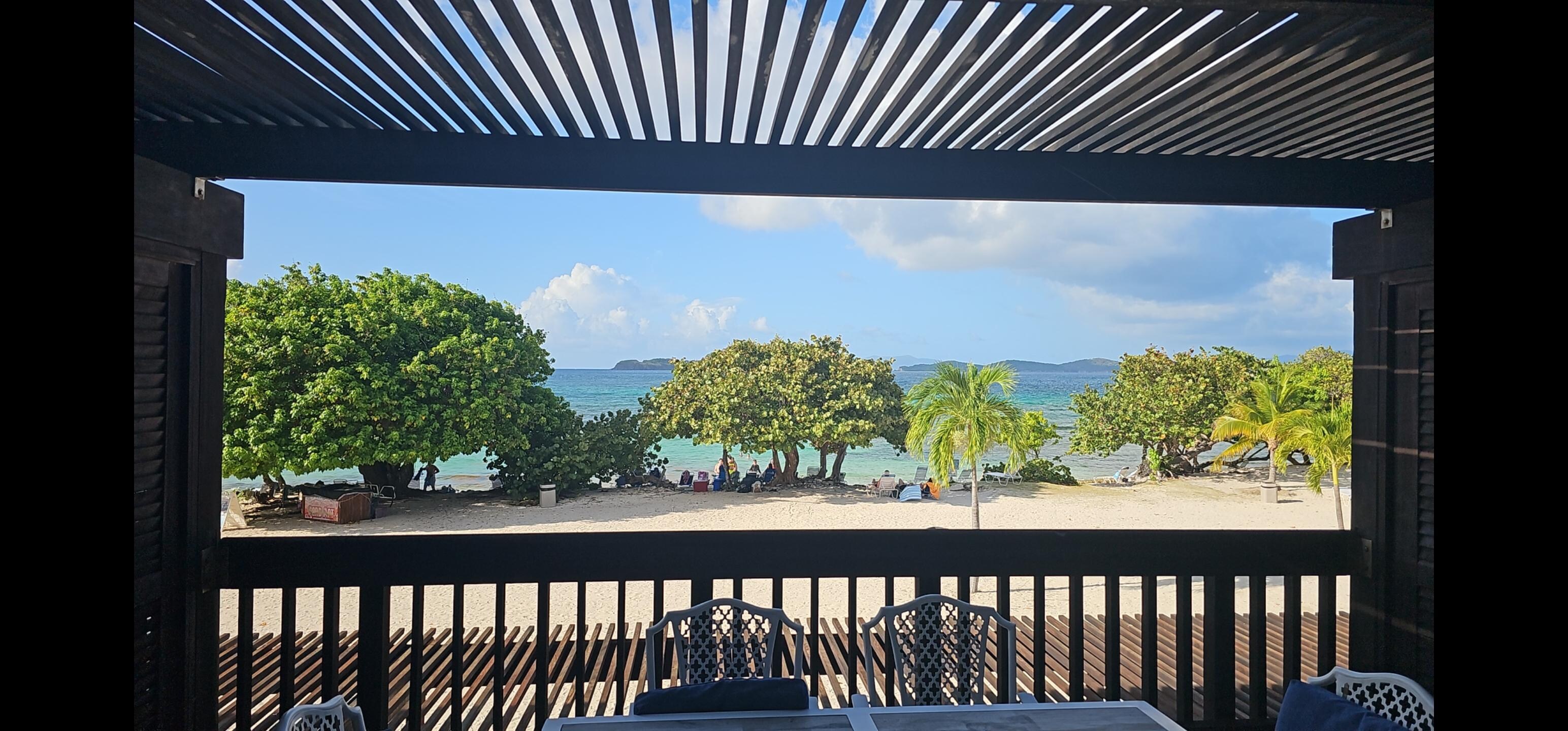View from the patio