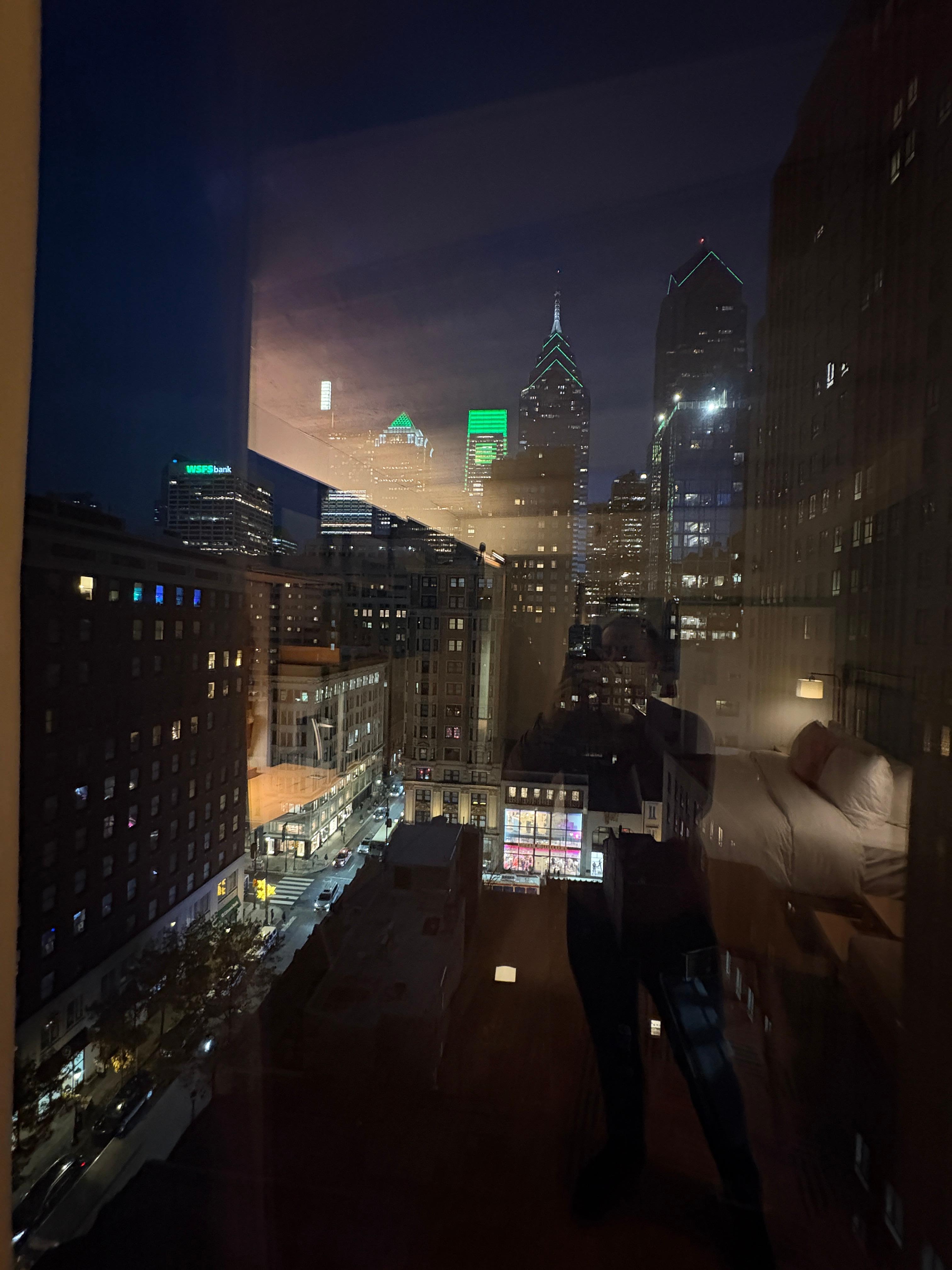 Pretty view of the city…go birds!