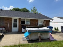 Backyard debris