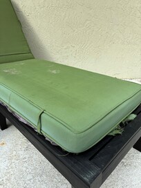 All patio furniture was dirty and torn and the cheapest Amazon furniture to begin with.
