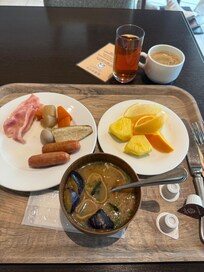 Simple breakfast… not too complex in flavors. It keeps your stomach light and you can always go for seconds.