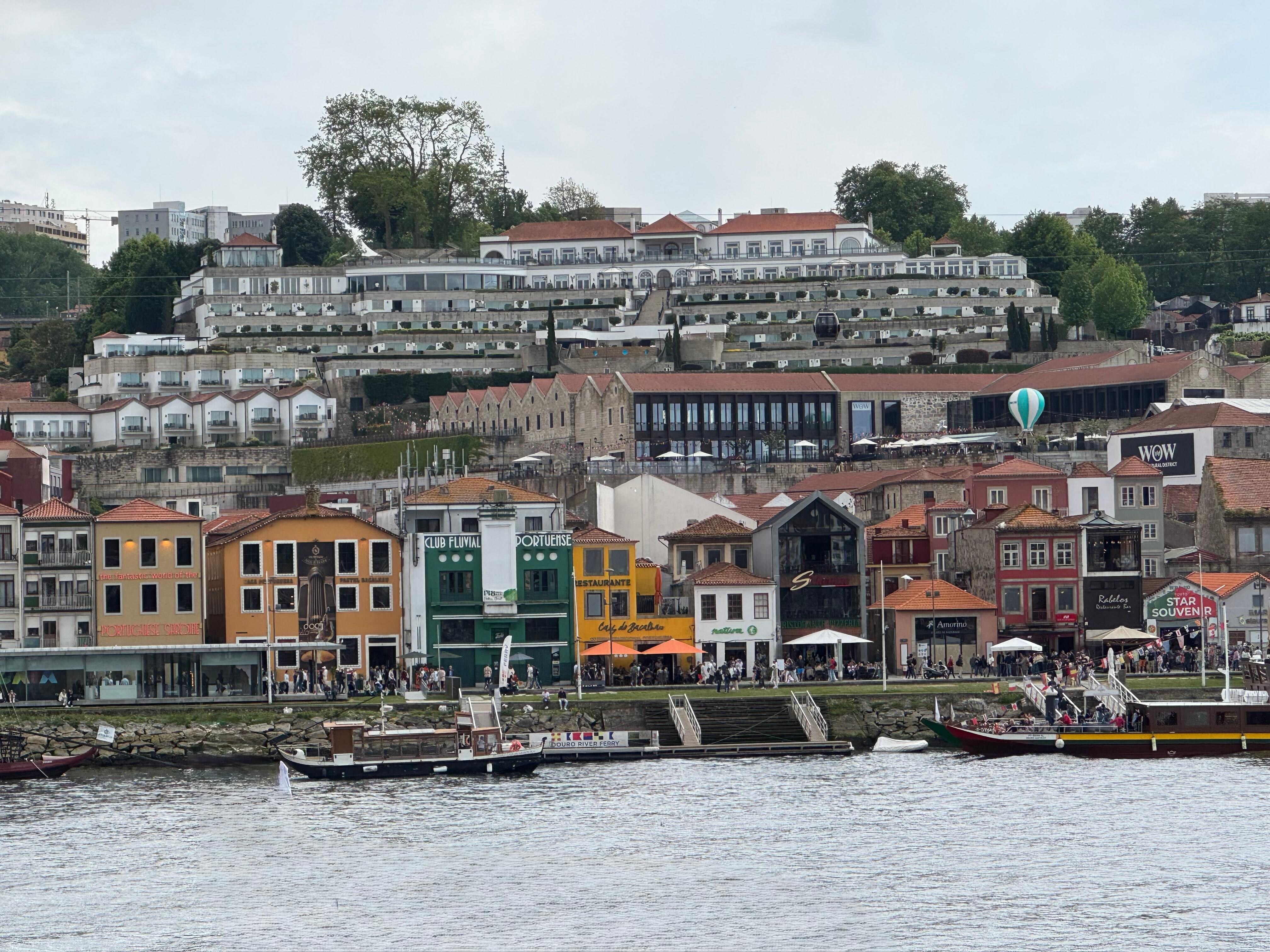 View across the river