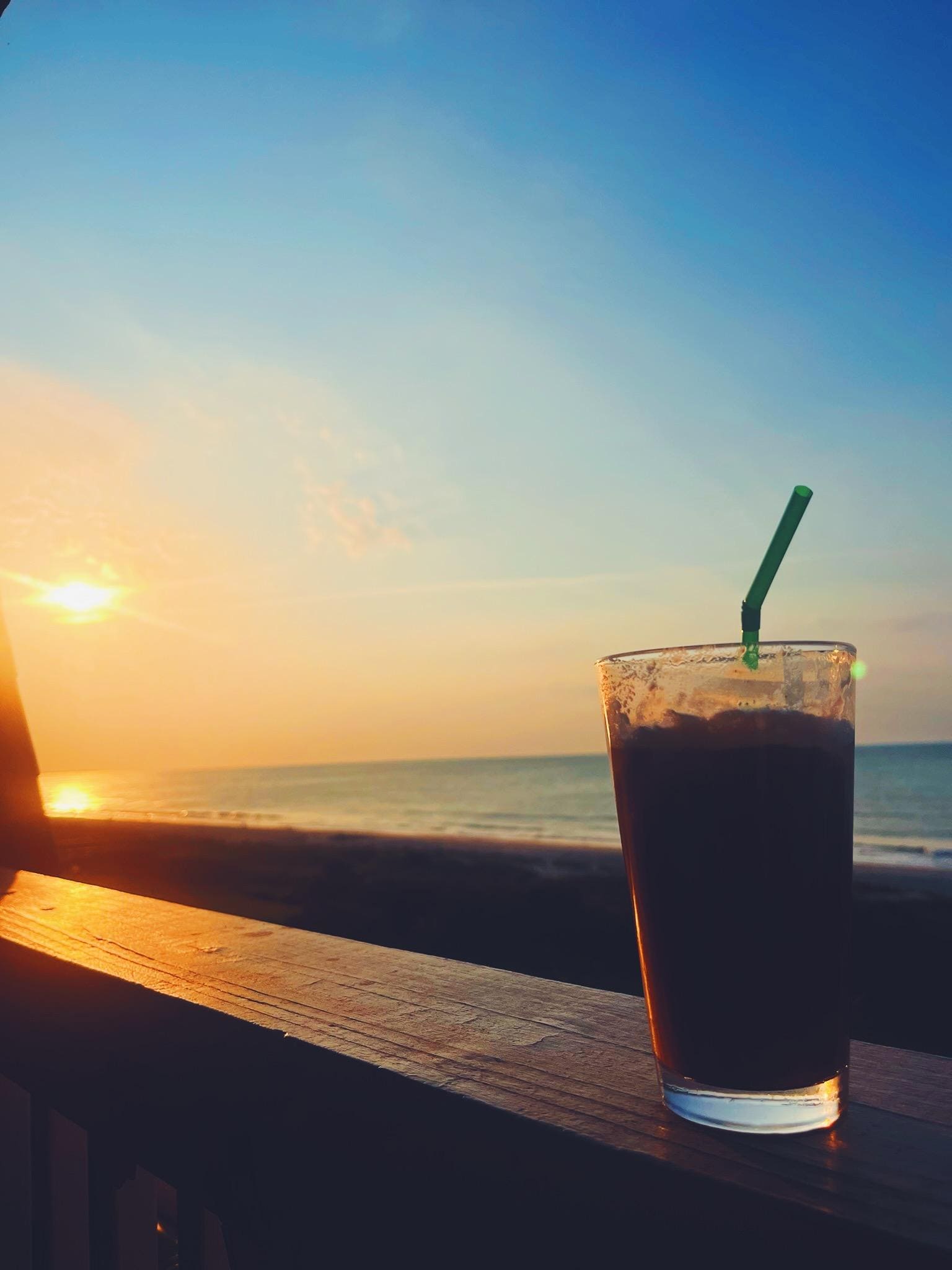 Early morning coffee views. 