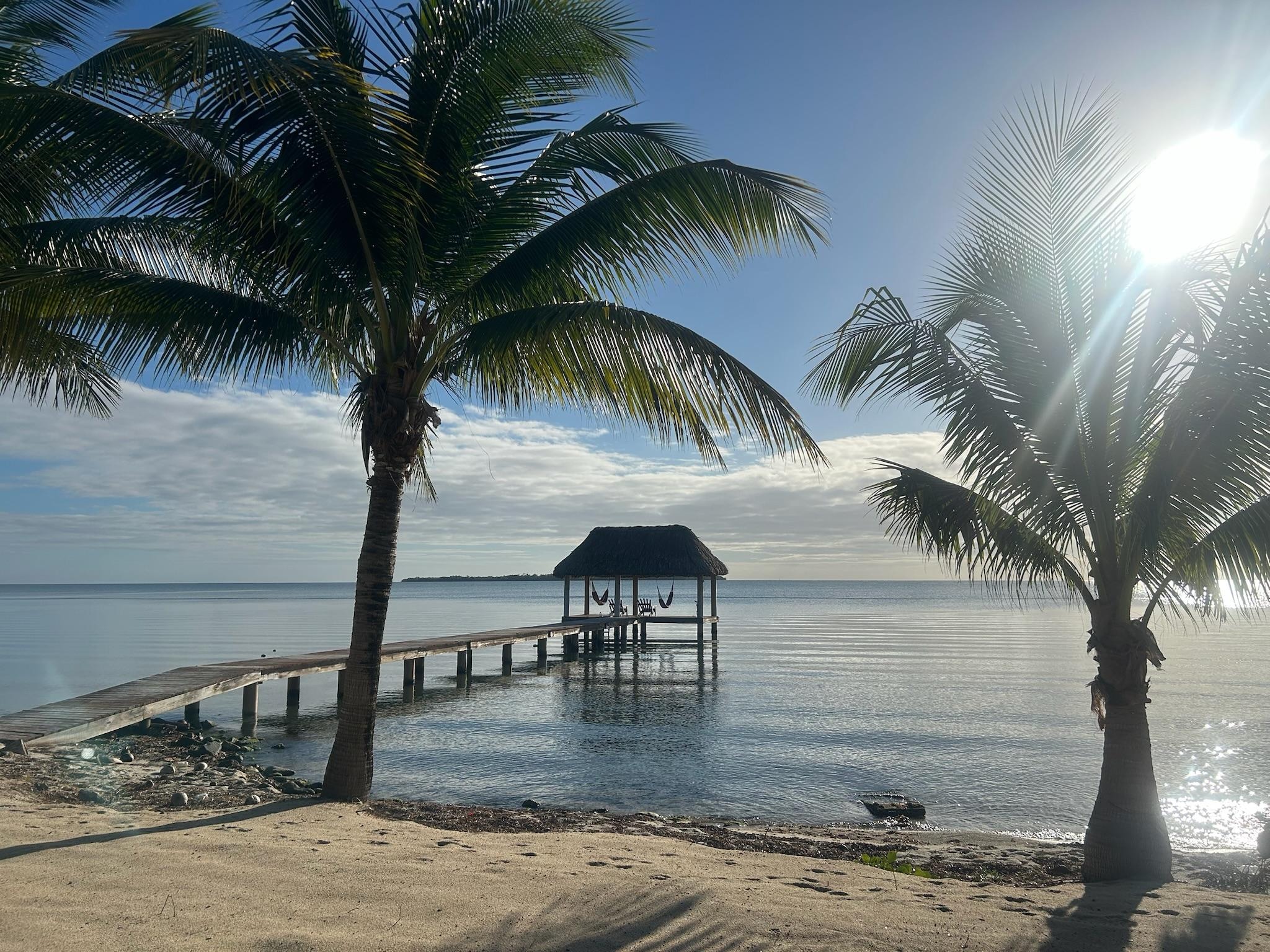 Serene and beautiful! We often saw dolphins jumping about in the water!!