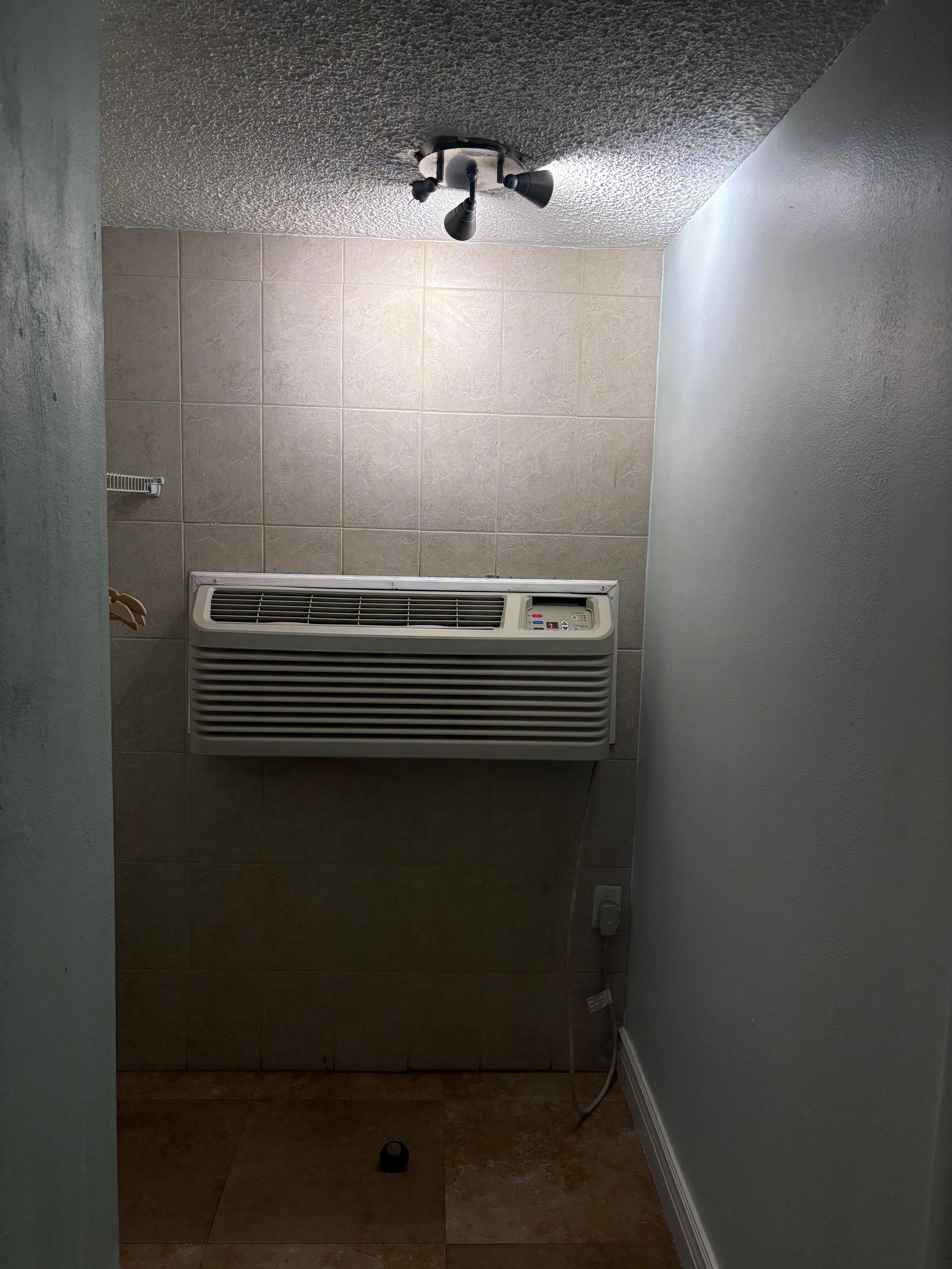 Light fixtures was damaged 