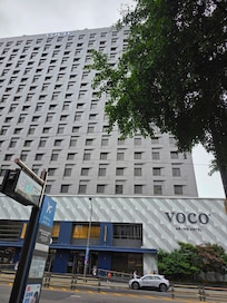 The bus stop for the airport limousine bus located opposite the hotel.