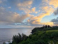 Sunrise view from the lanai