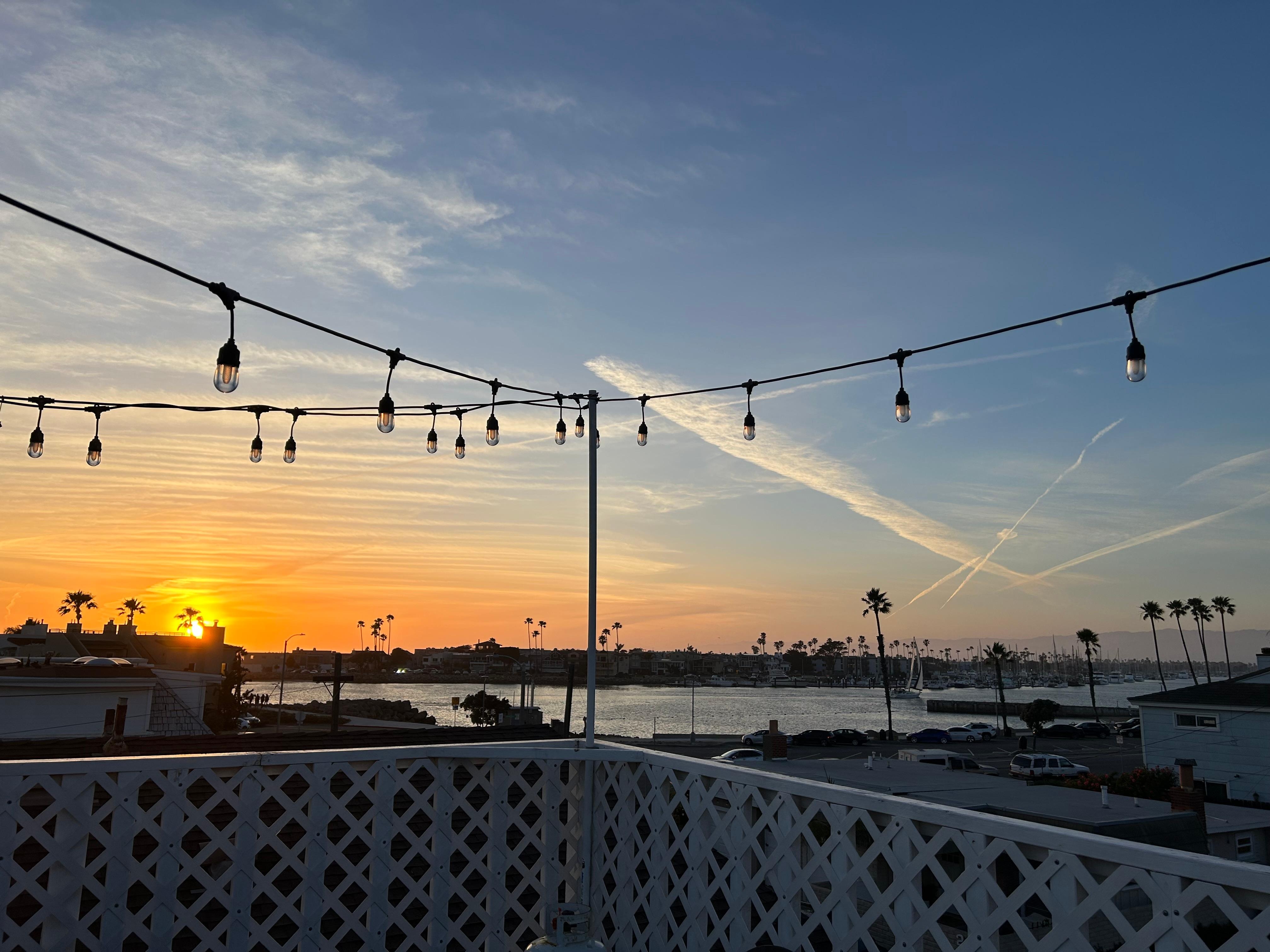 Sunset View from the rooftop