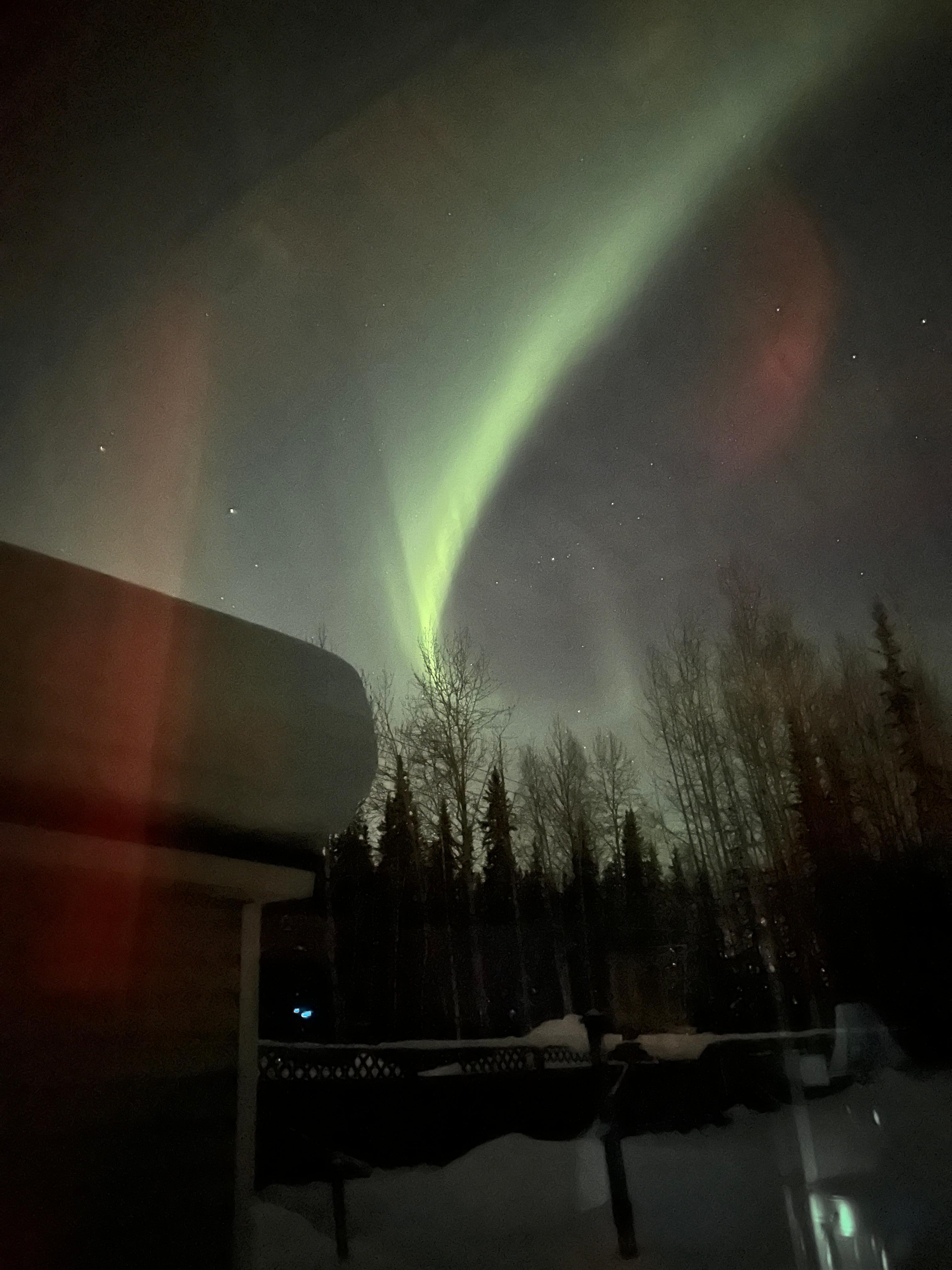 View from inside the house