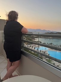 View from our room.