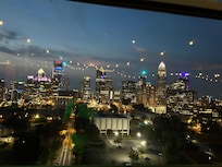 Rooftop terrace of the Sheraton Hotel