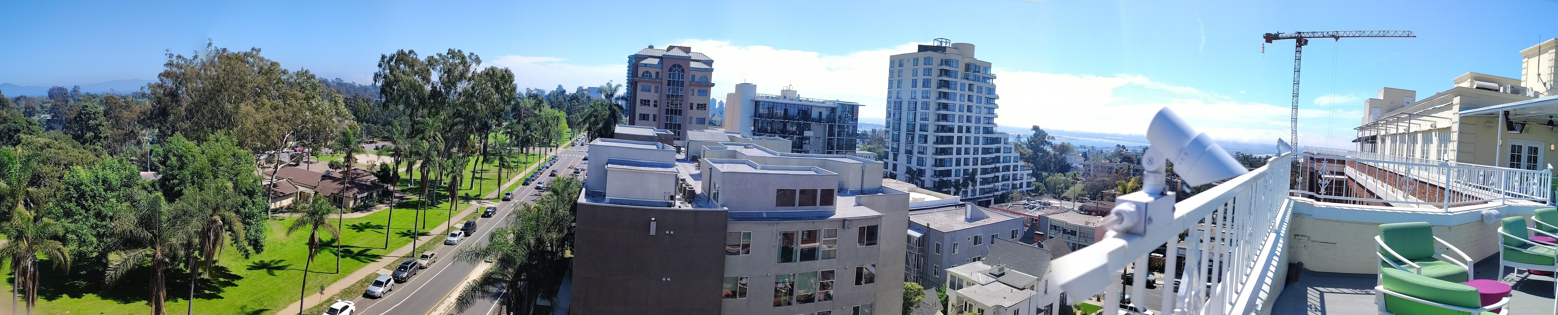 Rooftop view