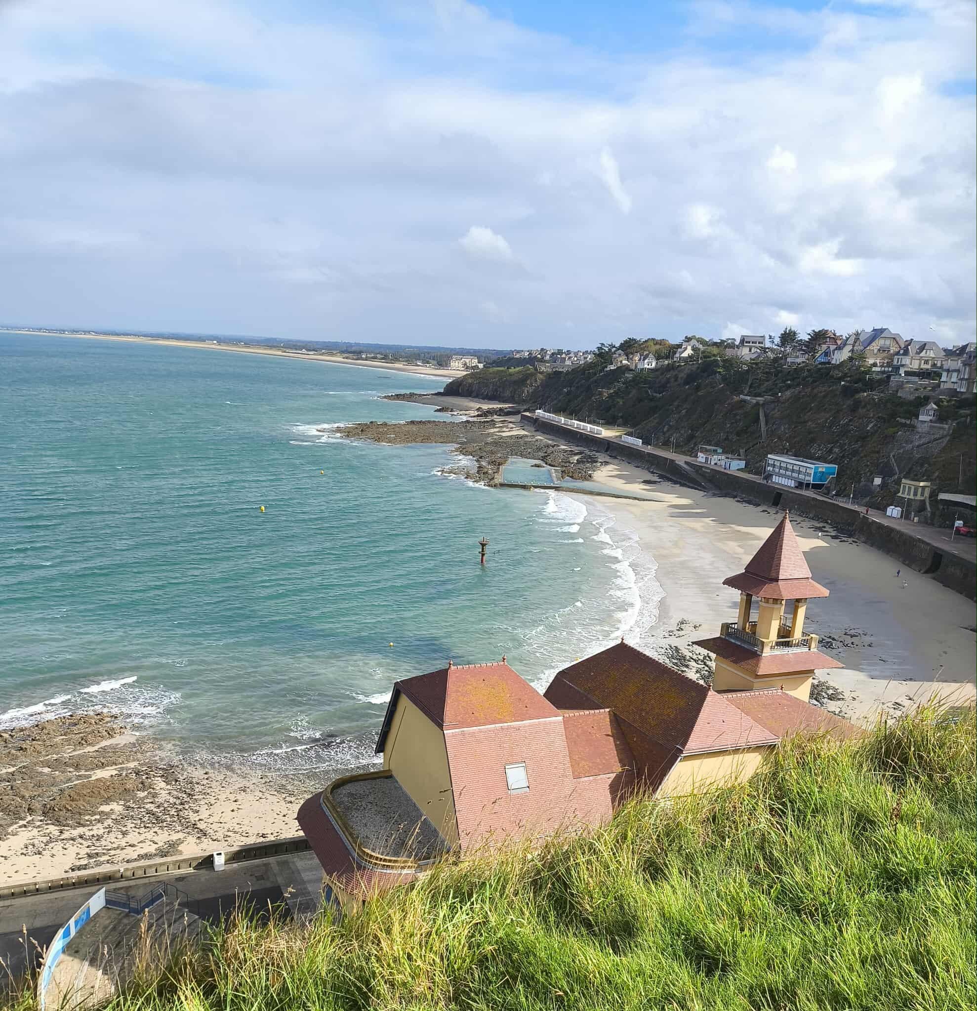 vue de la haute de ville de Granville