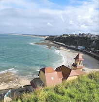 vue de la haute de ville de Granville