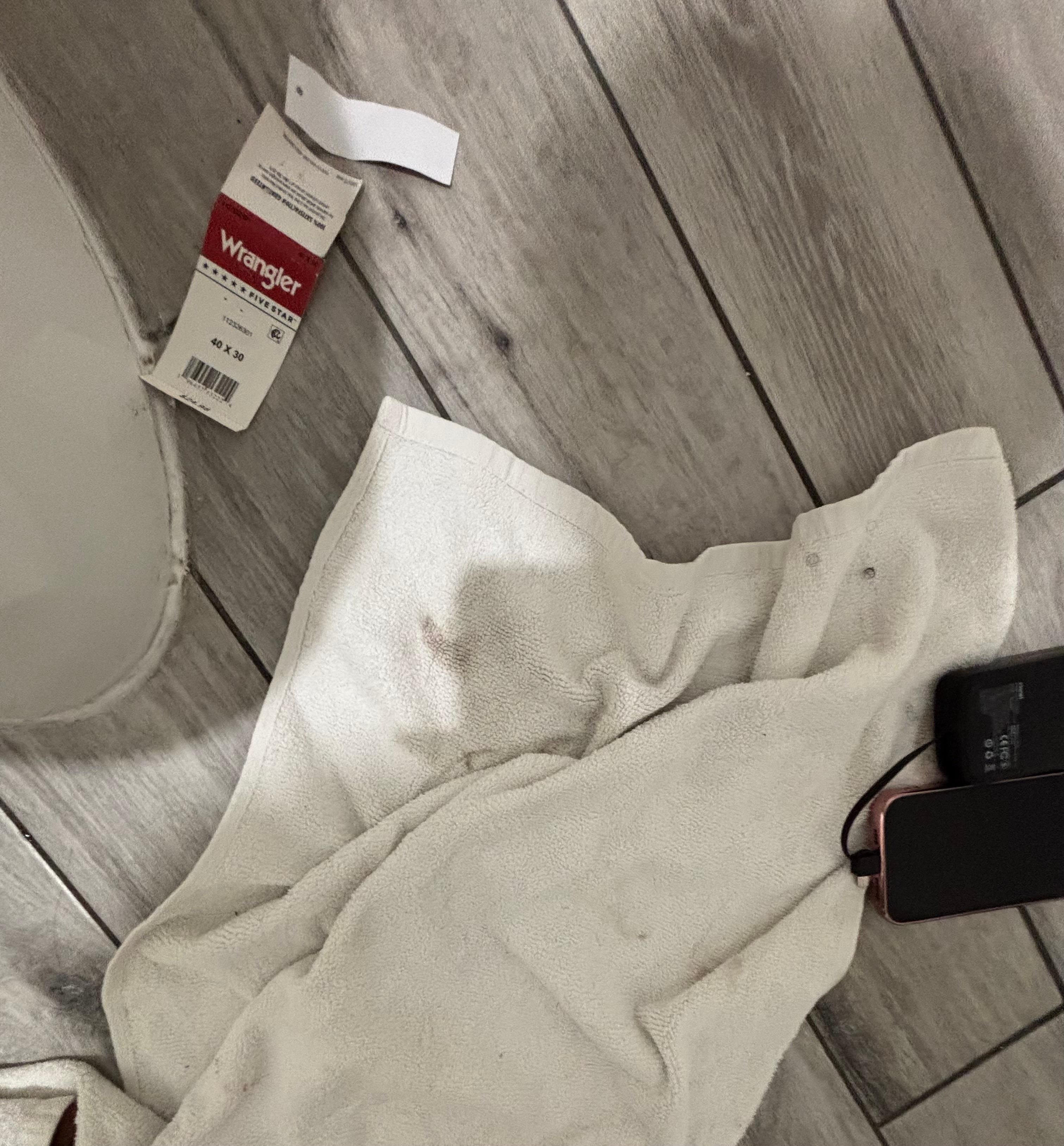 Towels that I refused to use