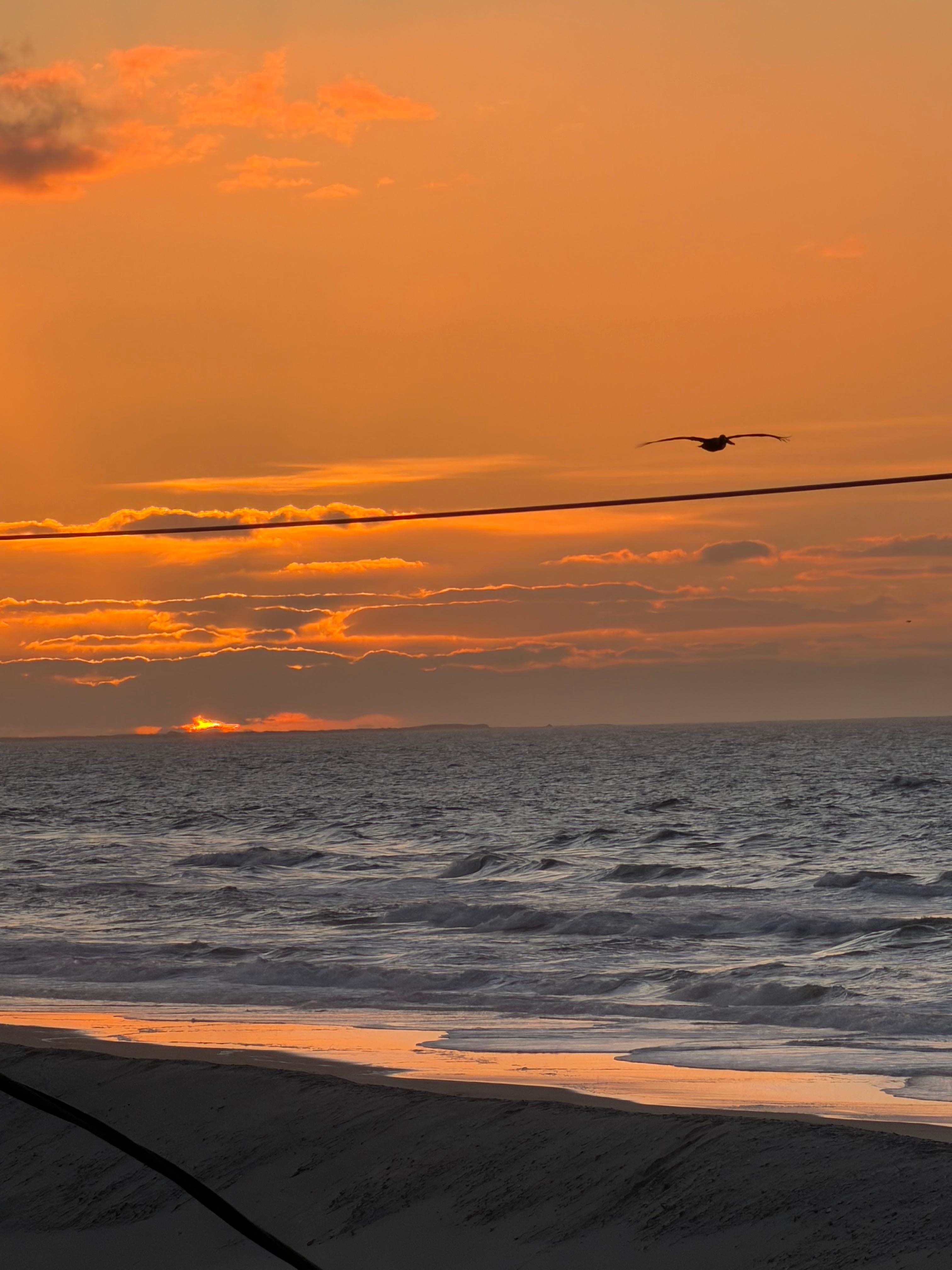 Sunrise from front deck