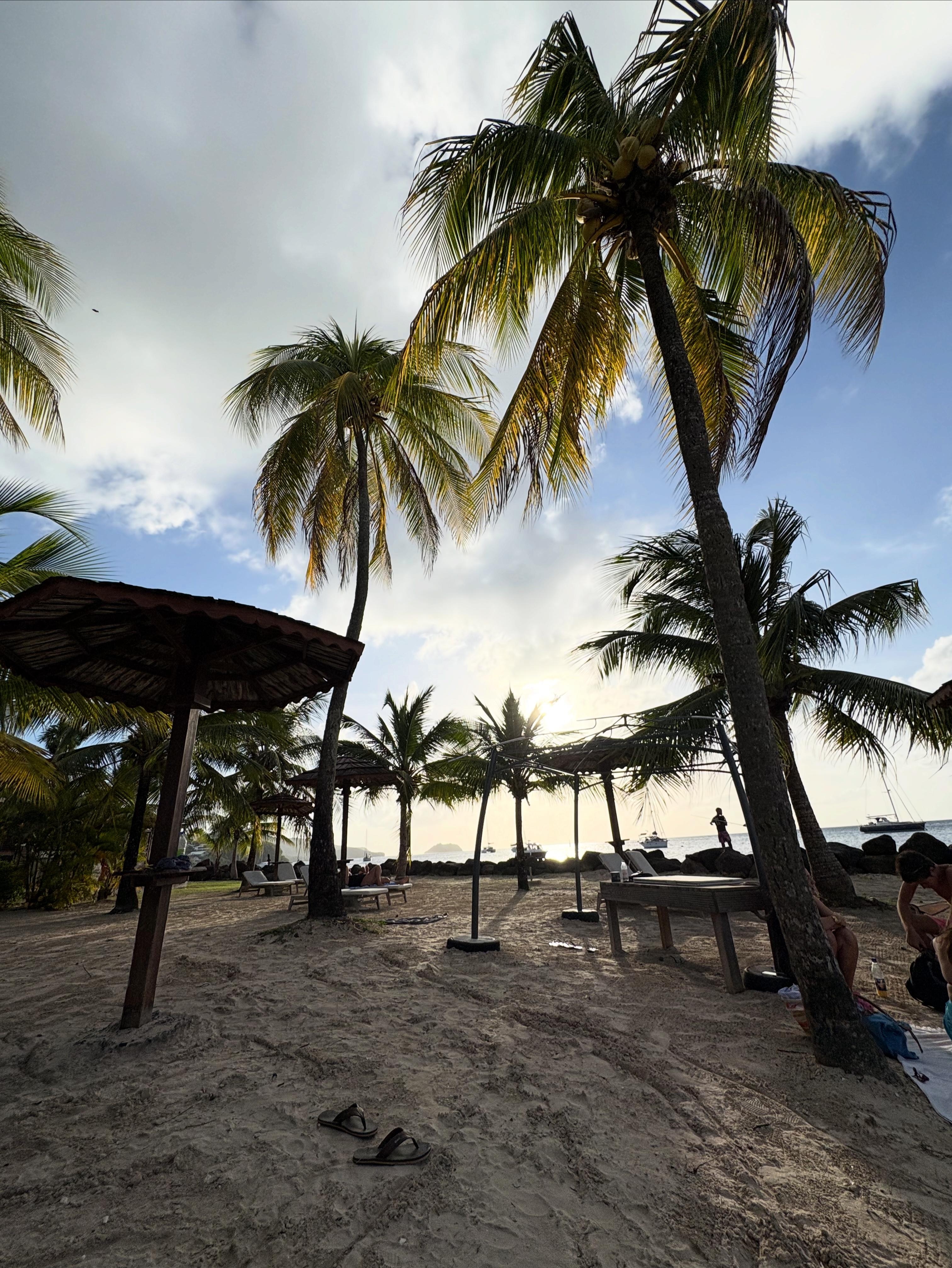 Beach a few hindered meters from the apartment. 