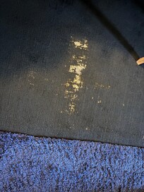 Old worn carpet