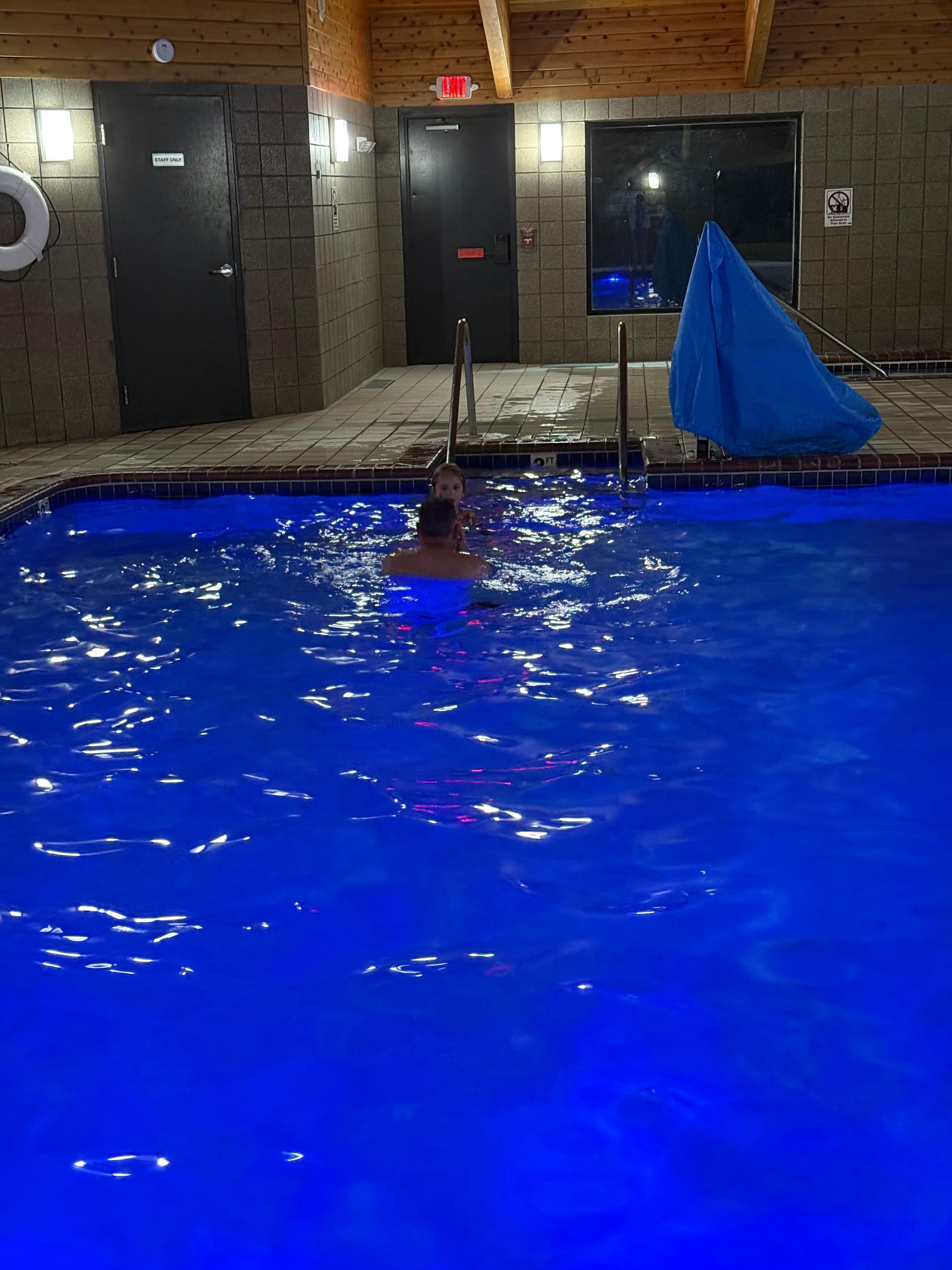 Grandpa’s playing in the pool with our 5yr old grand
