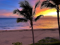 Sunset viewed from the balcony