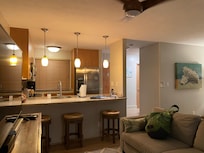 Sitting area with TV