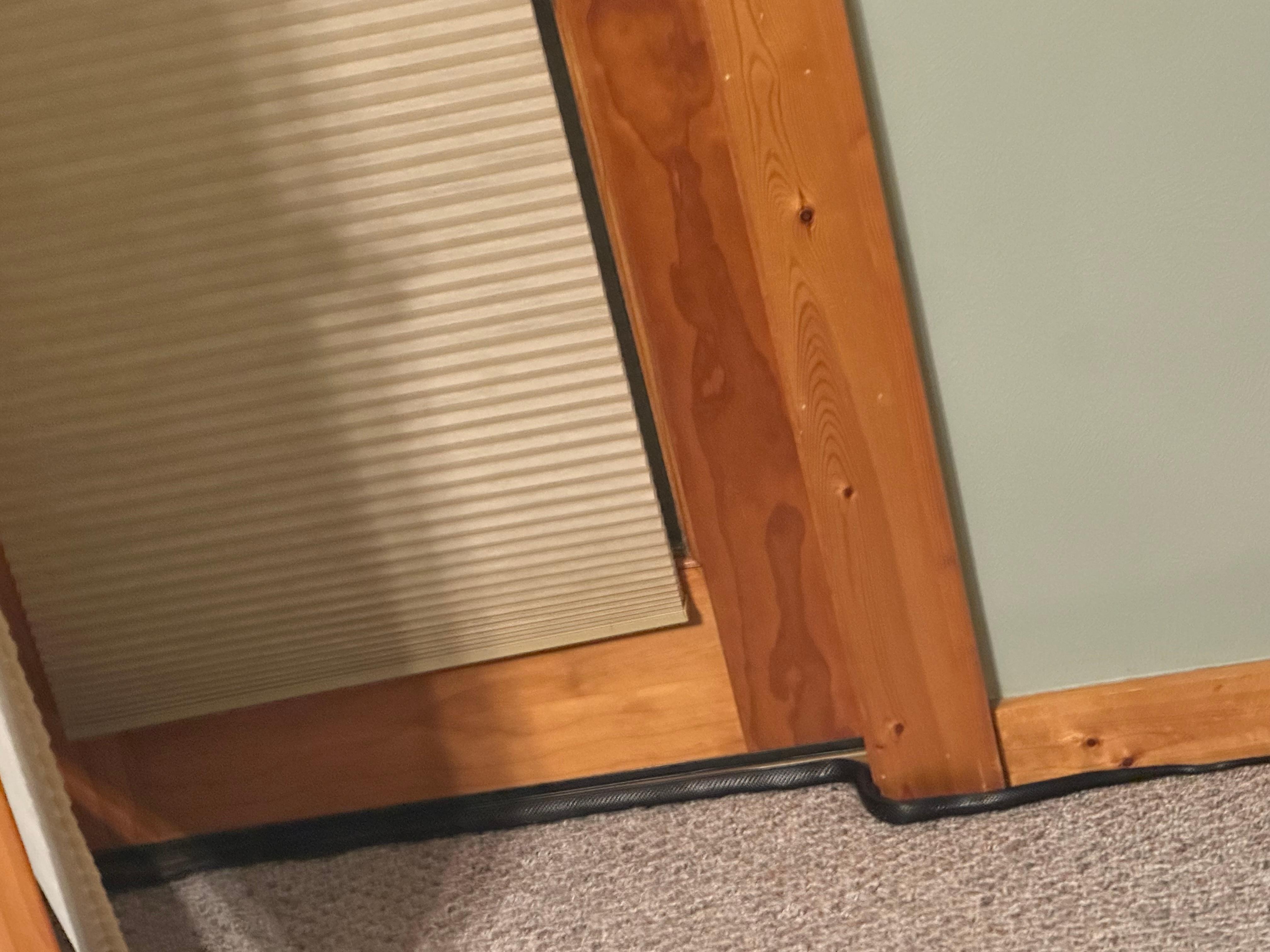 Almost out the door.