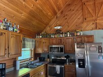 Kitchen as you walk in