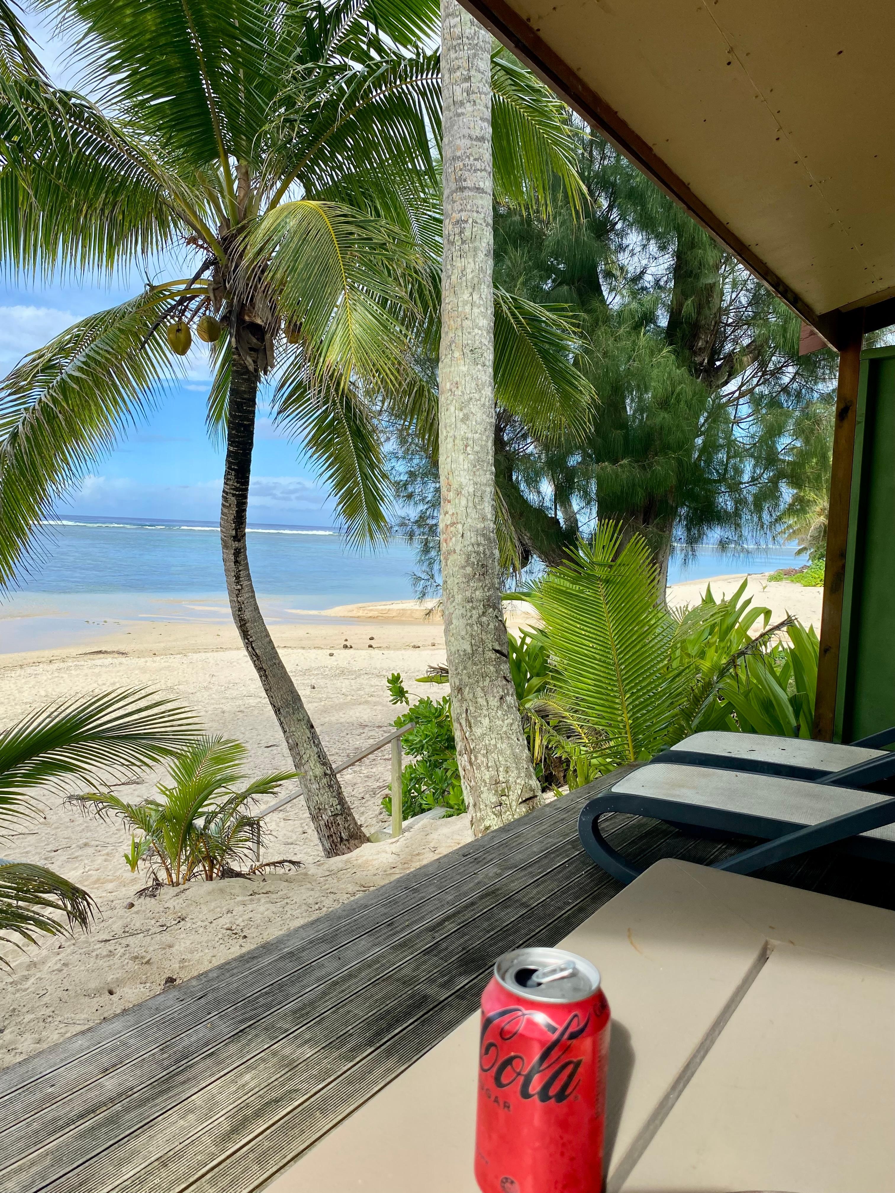 Chilling out on the deck