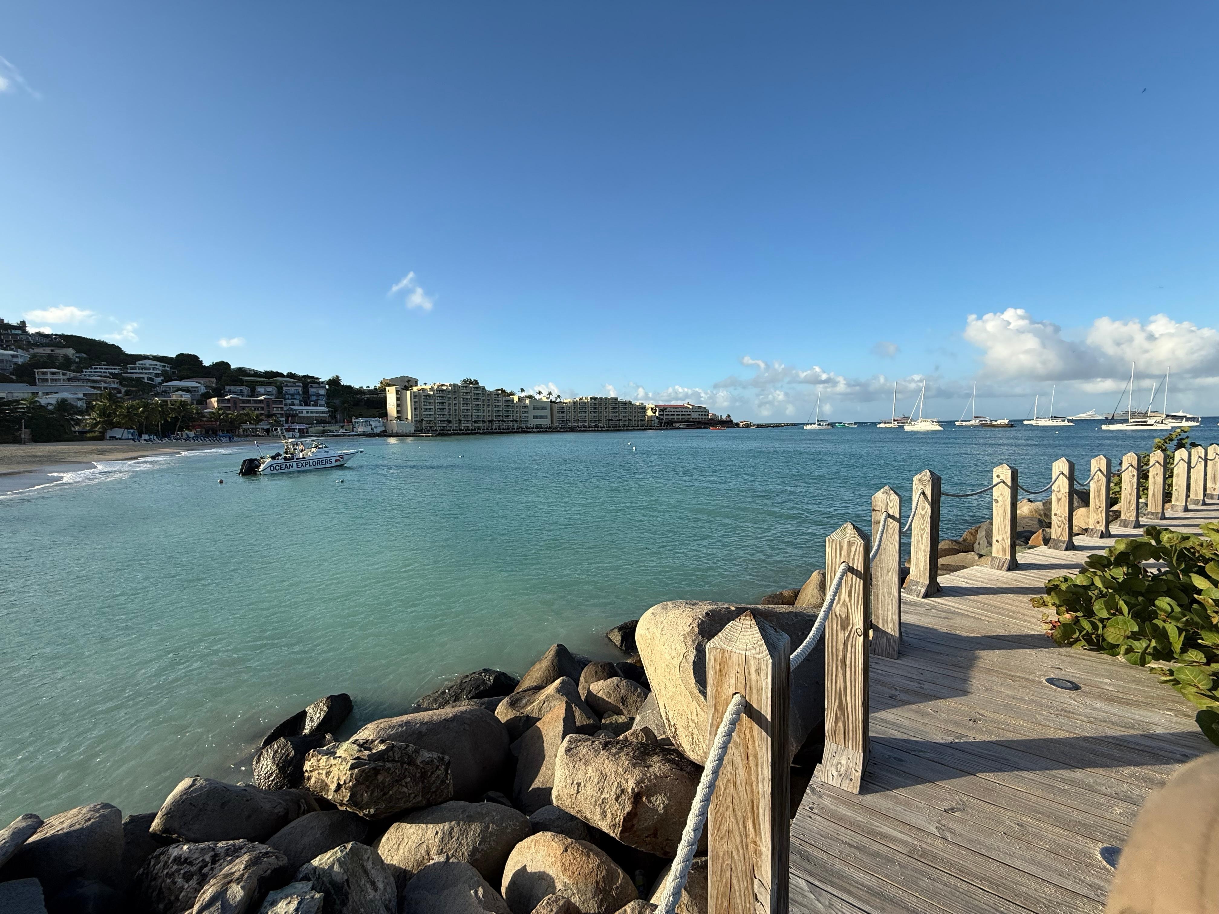 Lovely walk down to pier