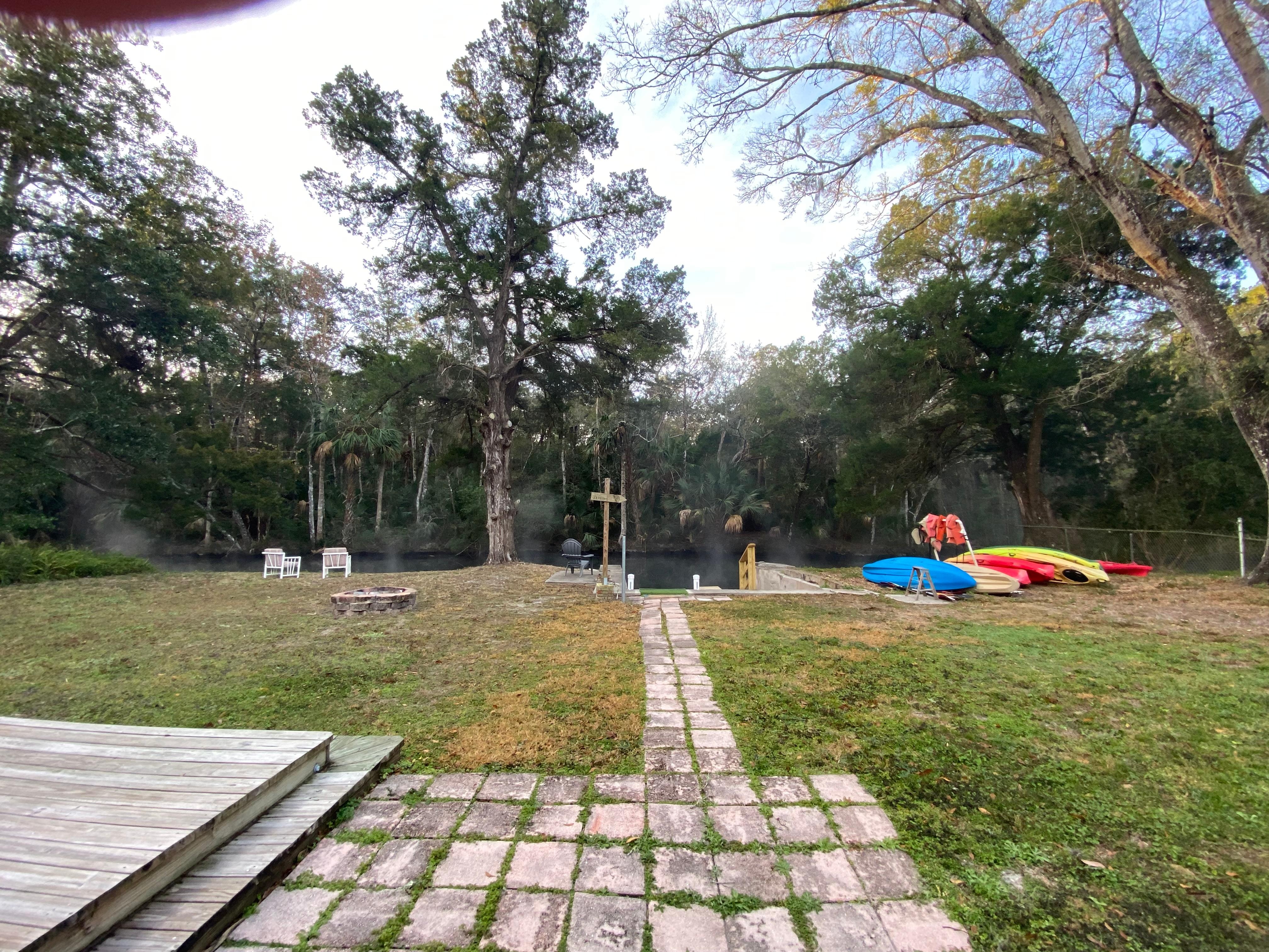 Canal in back of house