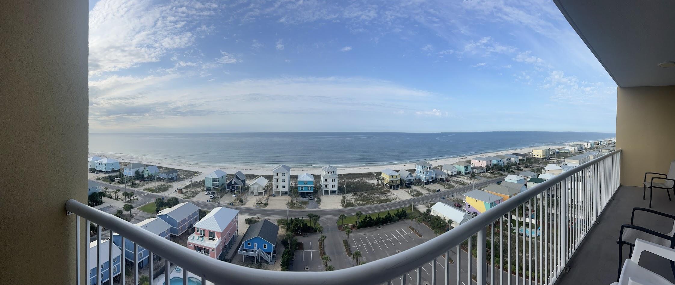 The view from our balcony