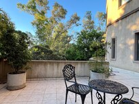 Lovely balcony off the workout room