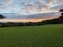 Sunrise from the rocking chairs on the lanai - we got up early every day to watch/hear the night shift to day.