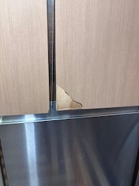 Wall in elevator