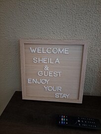 Very warm, personalized welcome! ☺️
