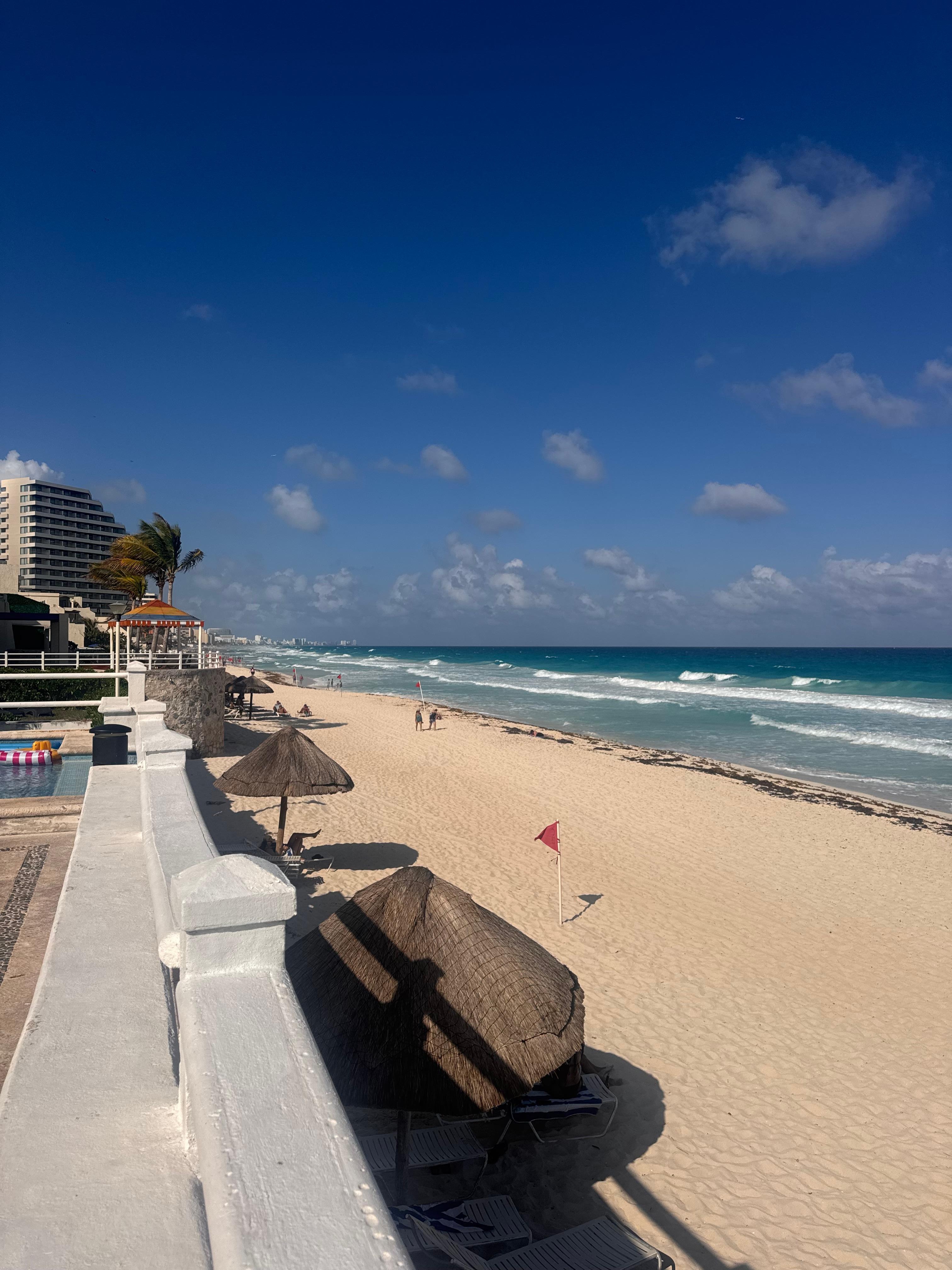 A view of the gorgeous beach. 