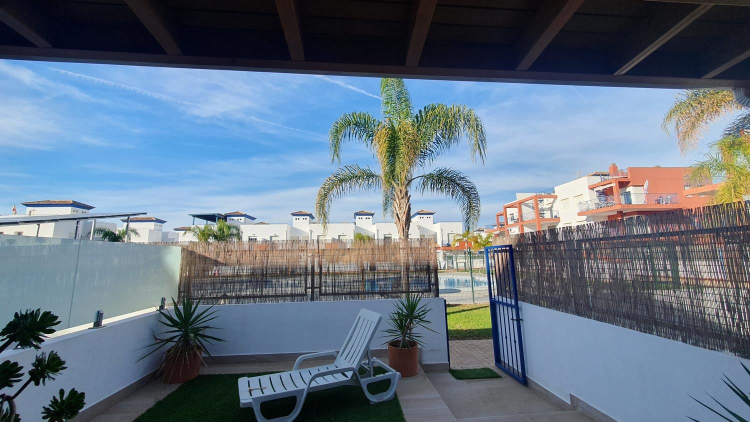 Garden in the shade all day in winter