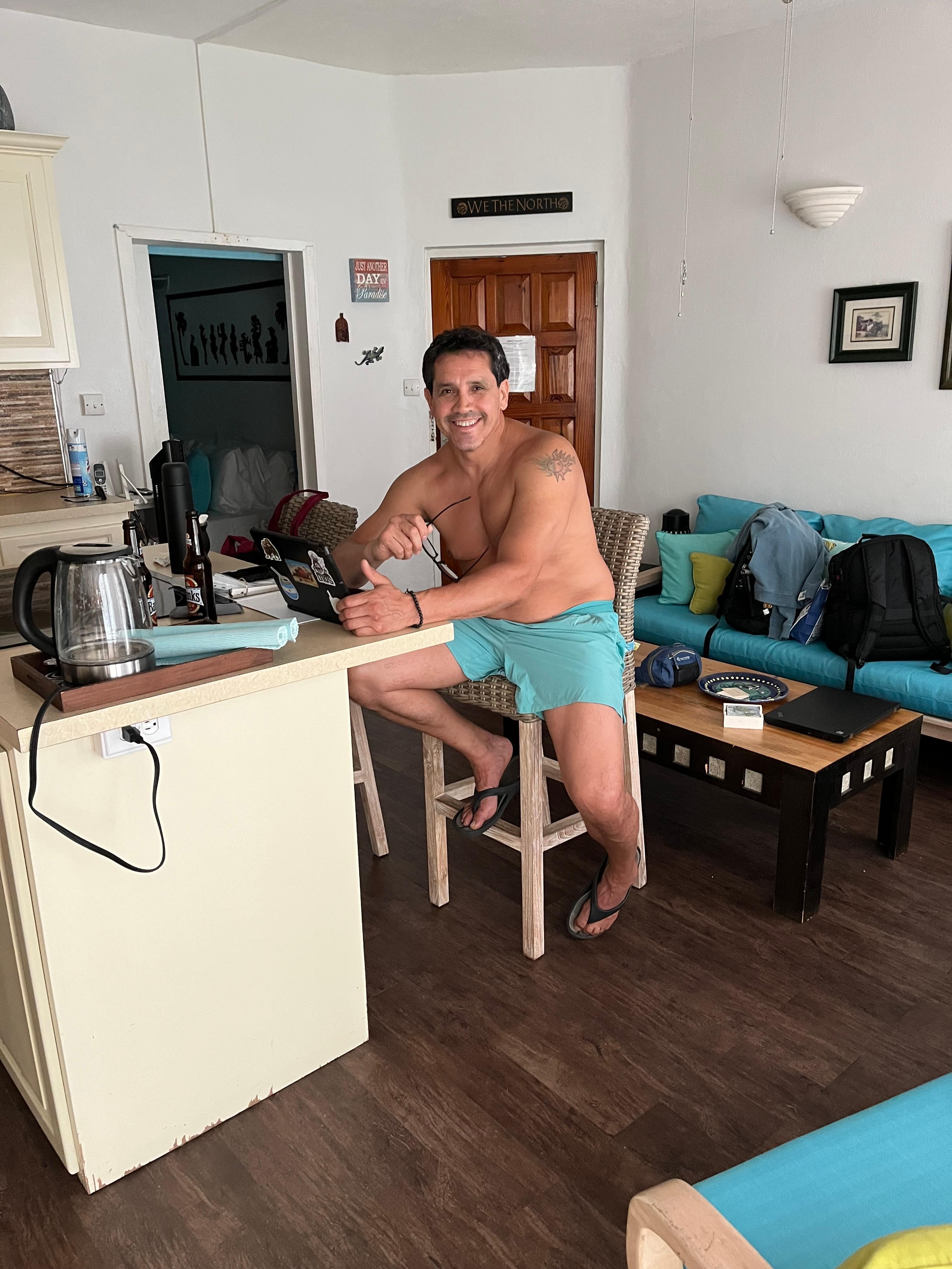 Condo kitchen/living room