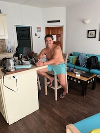 Condo kitchen/living room