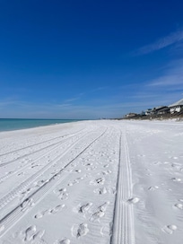 Shared private beach access