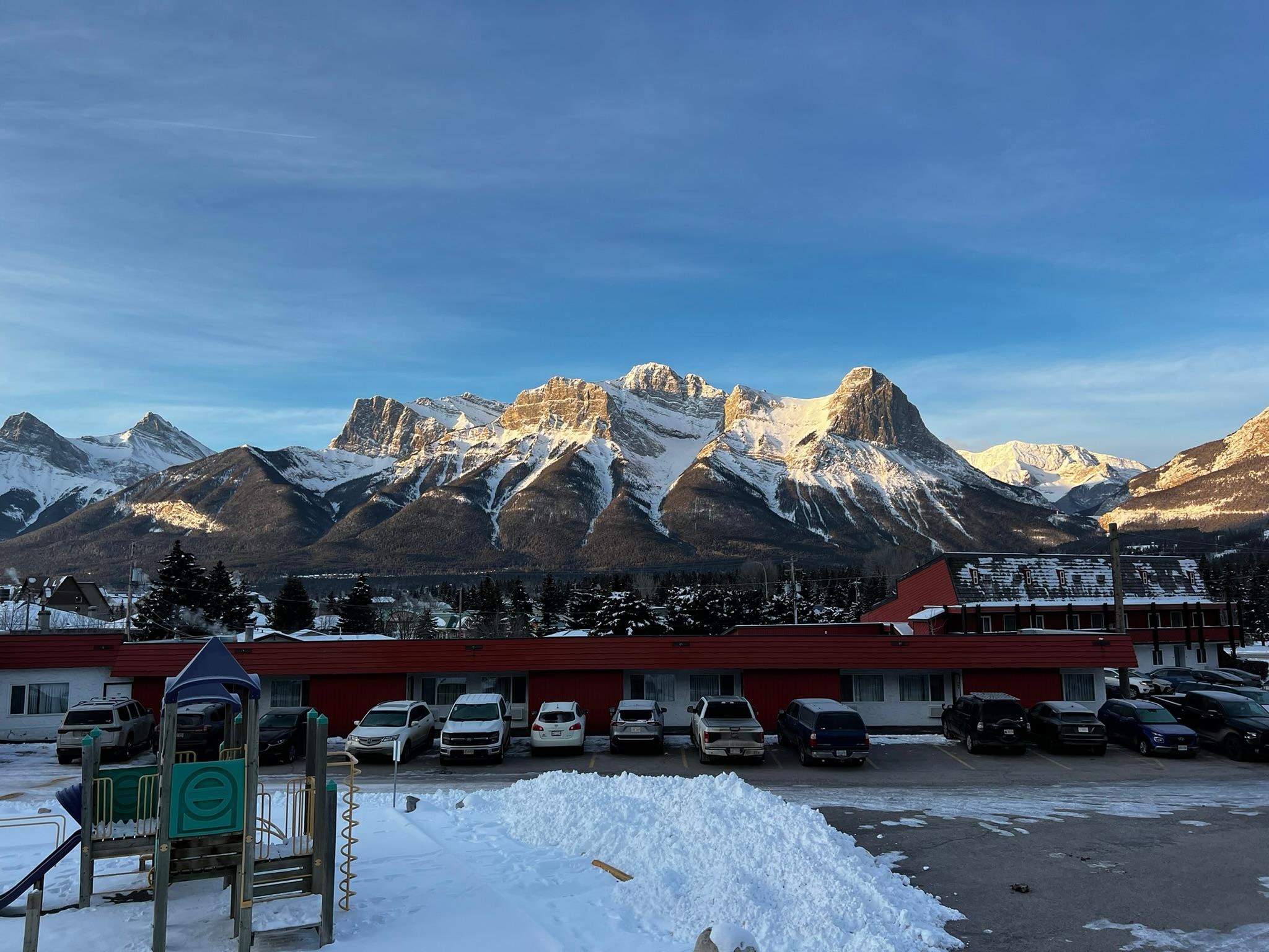 View from the balcony outside my room.