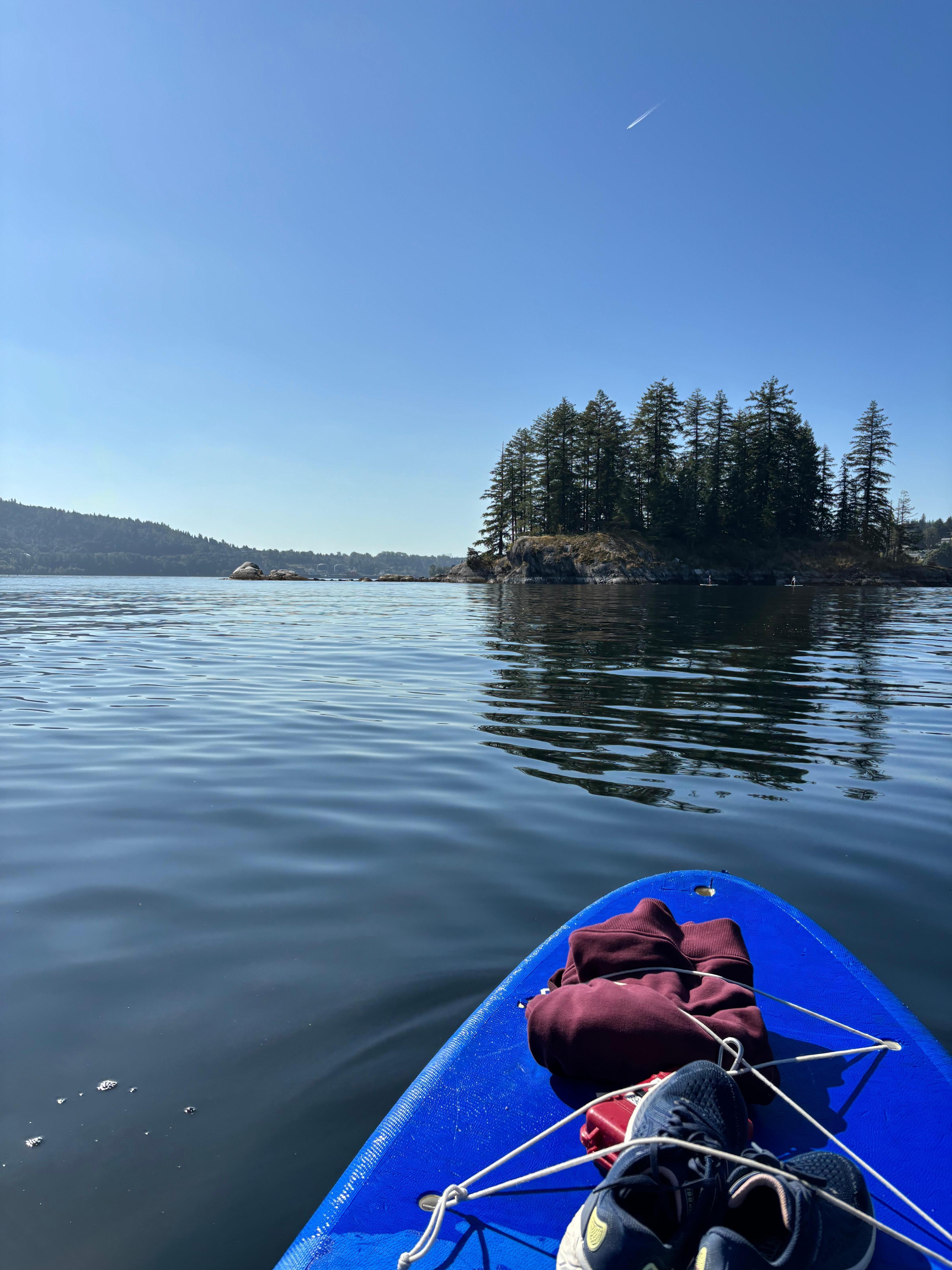 Paddle board excursion from Deep Cove Kayaks