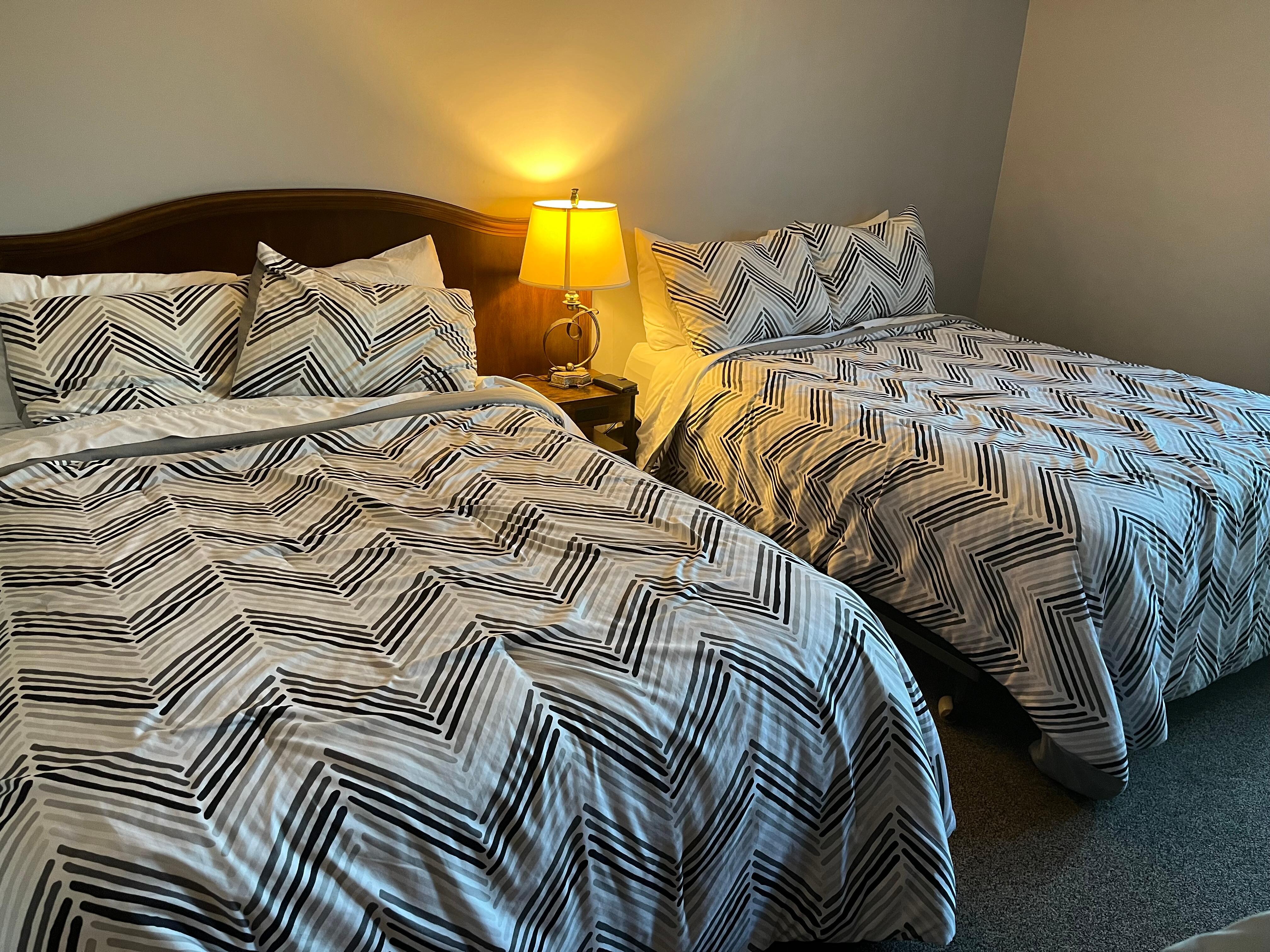 The beds