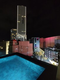 Depuis le rooftop au 10eme étage de l'hôtel