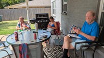 Outdoor seating area