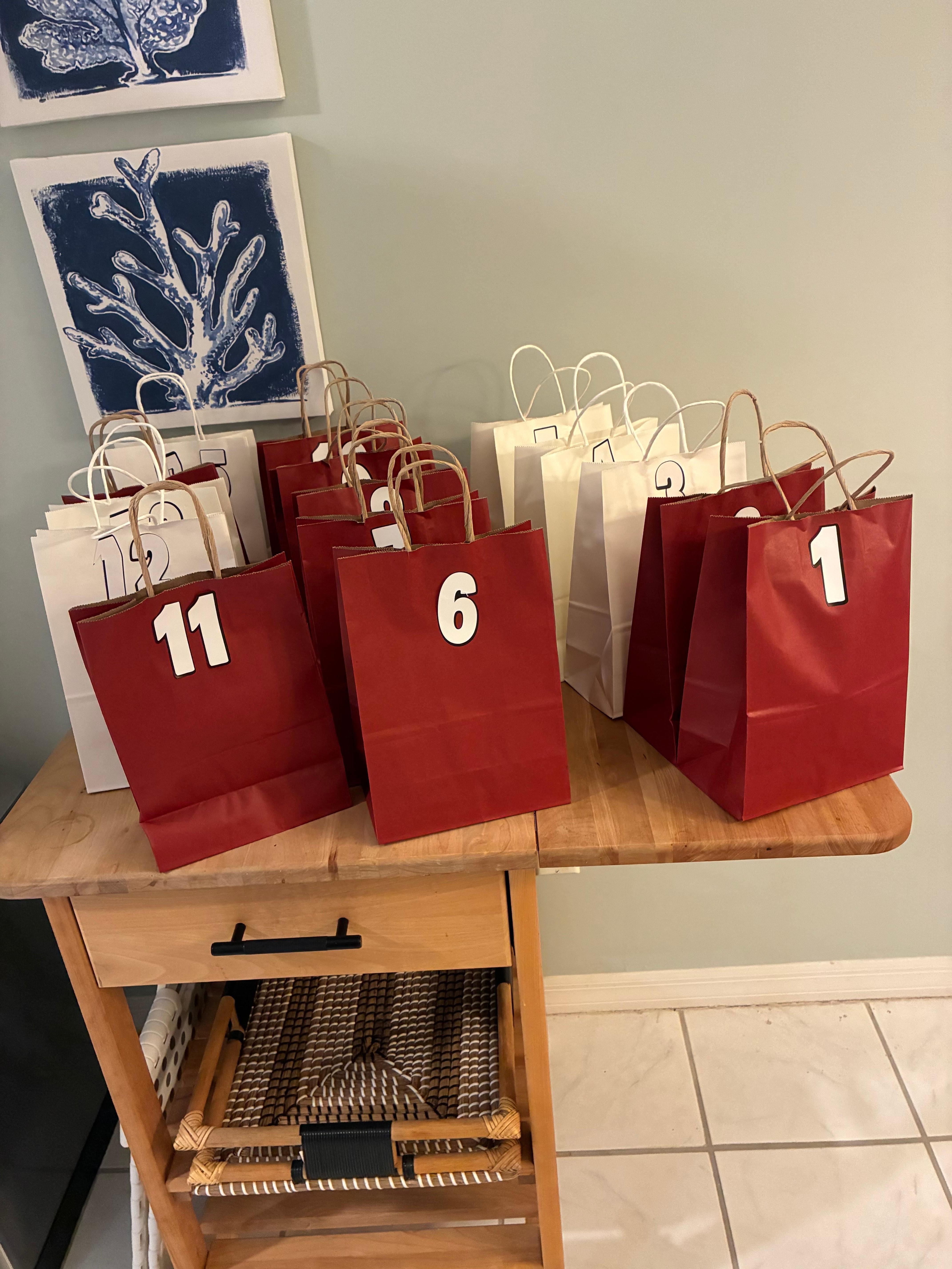 Our Christmas grab bag game