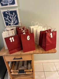 Our Christmas grab bag game