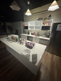 朝食です!
共用の冷蔵庫も自由に使えました!