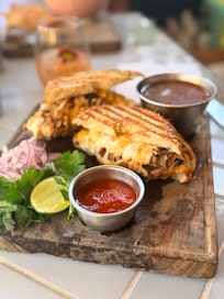 Grilled cheese with Birria at Inside Cafe (1 block away)